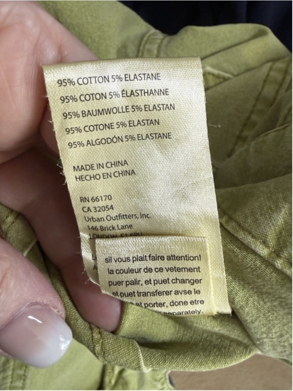 ANTHROPOLOGIE PILCRO THE SKIPPER HIGH RISE CROP PATCH POCKET PANTS MOSS Sz 28 - Picture 14 of 14